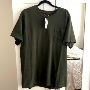 Dark Green Taylor Stitch shirt